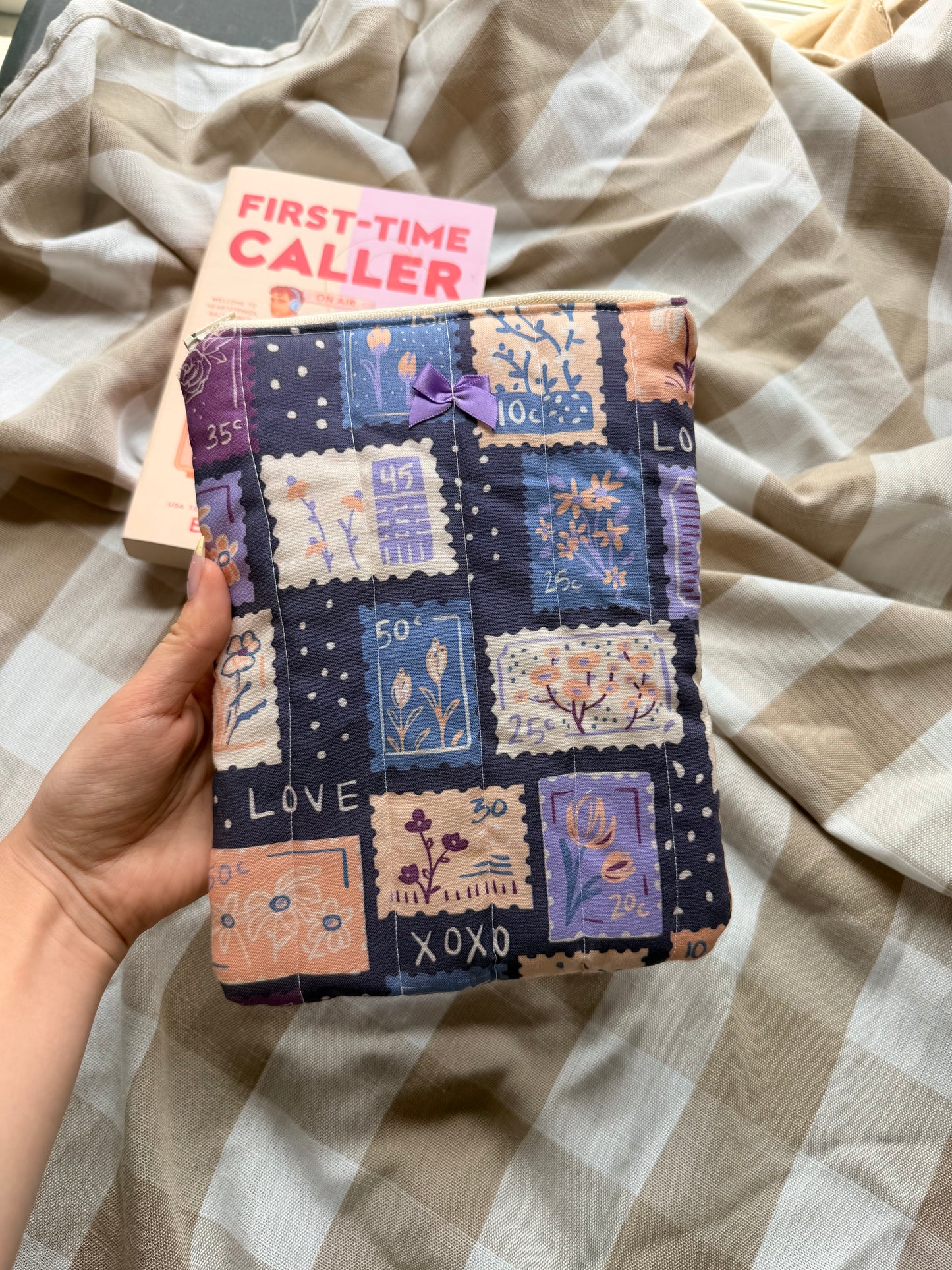Lavender Scribbles Kindle Sleeve