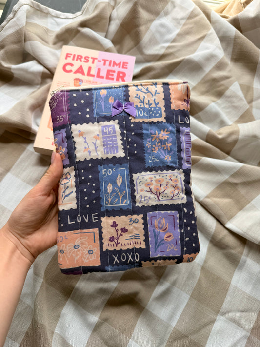 Lavender Scribbles Kindle Sleeve