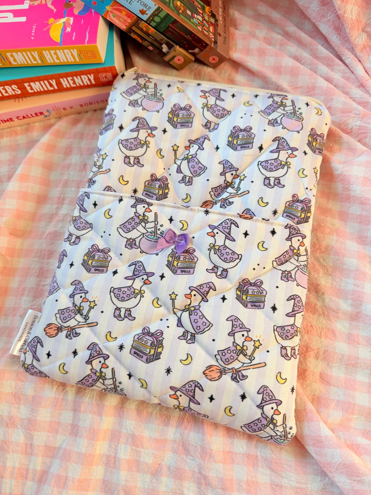 Witchy Goose Book Sleeve