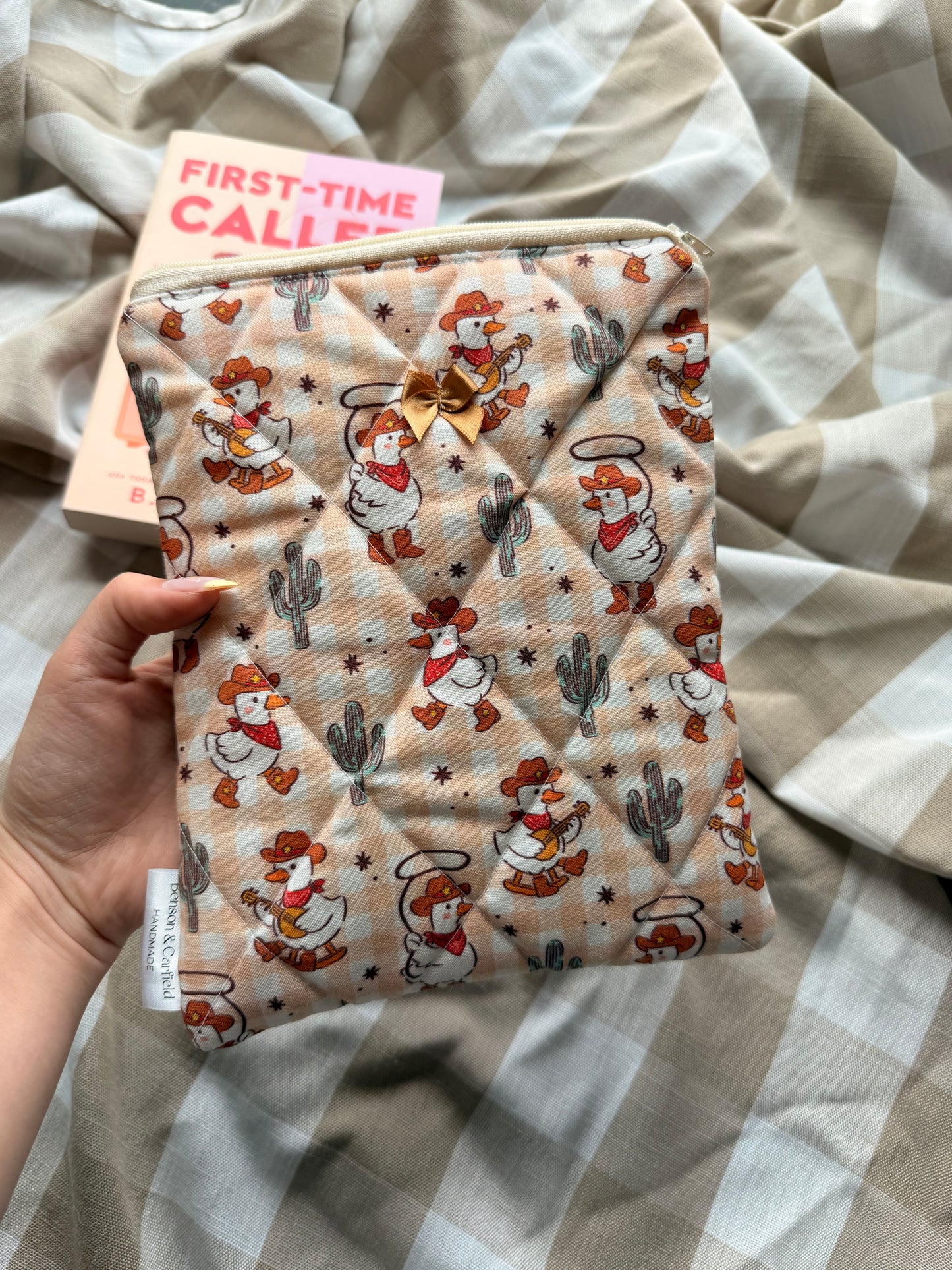 Cowboy Goose Kindle Sleeve