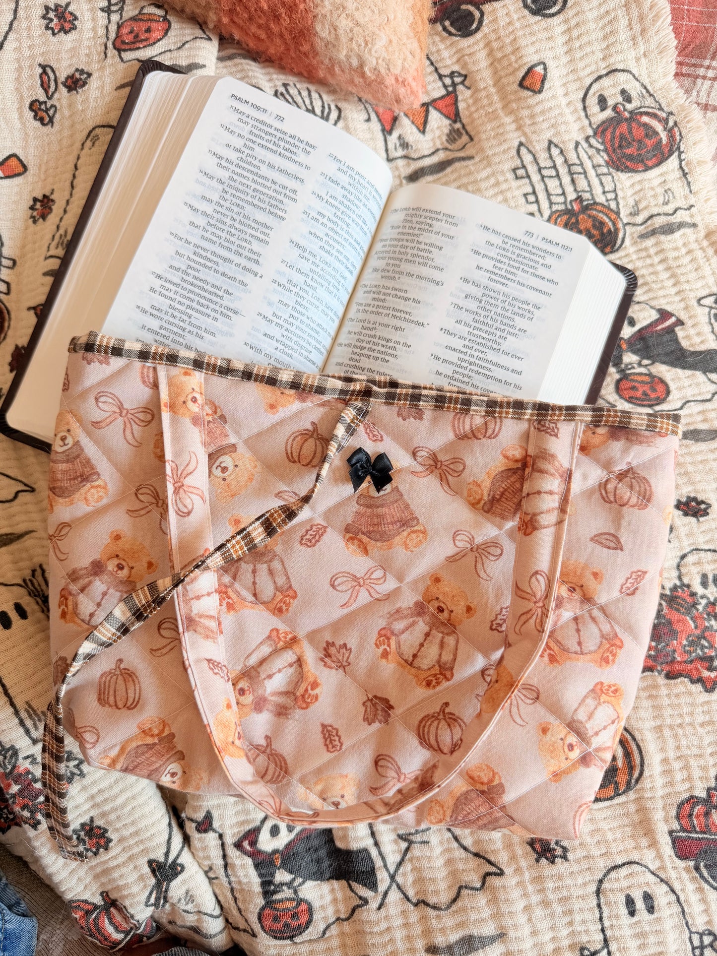 Cosy Pumpernickel Bible Tote Bag