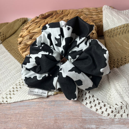 Cow Print Scrunchie